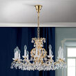 Candelabru modern cristal Aur 24k 12xE14/40W, Hirohito LU 2143/12 Gold Orion